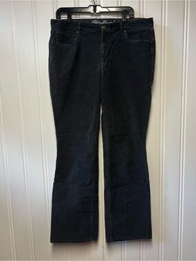 Eddie Bauer Women's Gray Corduroy boot cut 16t